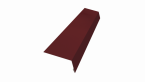 Карнизная планка (капельник) 115х50х13х2000мм Тёмно-красный 3005